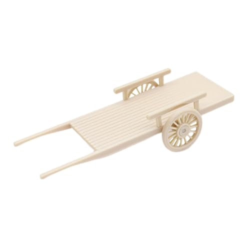 KONTONTY Miniature Farm Tool Mini Board Cart Miniature Dollhouse Farm Accessory Realistic Resin Model Für Mini Landschaftsbau Und Antike Dorfdekoration von KONTONTY