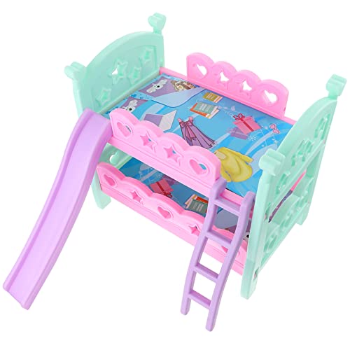 KONTONTY Miniaturmöbel Puppenhaus Etagenbett für Spielhaus Dekoration DIY Szene Requisite Langlebiges Accessoire für Hausgestaltung KONTONTY Miniaturmöbel Puppenhaus Etagenbett für Spielhaus Dekoration DIY Szene Requisite Langlebiges Accessoire für Hausgestaltung von KONTONTY