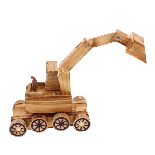 KONTONTY Minibagger LKW - Spielzeugbagger Digger - Bagger für Traktorspielzeug Kinderspielzeug Baggerspielzeug Kleiner Bagger -Baufahrzeuge Holz Khaki KONTONTY Minibagger LKW - Spielzeugbagger Digger - Bagger für Traktorspielzeug Kinderspielzeug Baggerspielzeug Kleiner Bagger -Baufahrzeuge Holz Khaki von KONTONTY