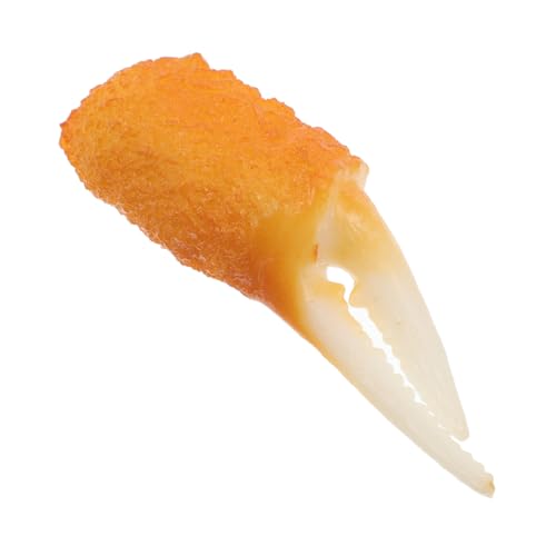KONTONTY Modell Einer frittierten Krabbenschere Festivaldekoration falsche Krallen gefälschte Lebensmittel realistisch lebensechtes Lebensmittelmodell Tempura-Modell Plastik von KONTONTY