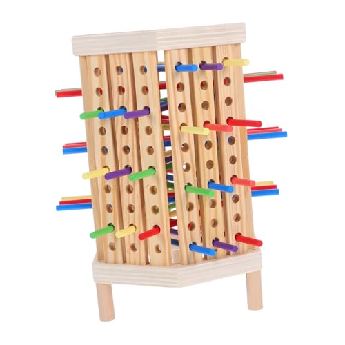KONTONTY Montessori Holzspielzeug Bunte Stäbe Holzbrettspiel für Kleinkinder Feinmotorik Zählen Farben Erkennen Eltern Junge Mädchen Lernspiel zur Gehirnentwicklung und Teamwork KONTONTY Montessori Holzspielzeug Bunte Stäbe Holzbrettspiel für Kleinkinder Feinmotorik Zählen Farben Erkennen Eltern Junge Mädchen Lernspiel zur Gehirnentwicklung und Teamwork von KONTONTY