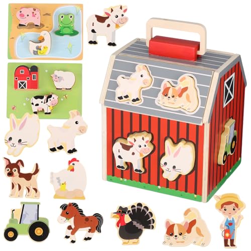 KONTONTY Montessori Lernspielzeug Montessori Kleintierspielzeug von KONTONTY