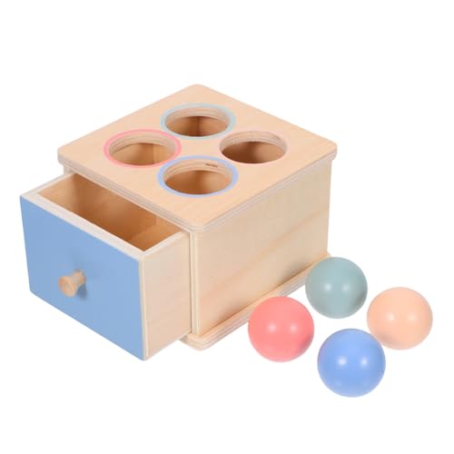 KONTONTY Montessori Lernspielzeug für Holz und Sortierspiel für Kognitive Entwicklung Farben und Formen Erkennen für Zuhause und Kindergarten Interaktives KONTONTY Montessori Lernspielzeug für Holz und Sortierspiel für Kognitive Entwicklung Farben und Formen Erkennen für Zuhause und Kindergarten Interaktives von KONTONTY