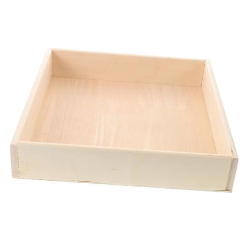 KONTONTY Montessori Sandspielzeug Quadratische Holz-Sandbox für Desktop-sandkasten mit Stabilem Sandbehälter Platzsparend für Indoor-spielbereiche und Kleine Räume KONTONTY Montessori Sandspielzeug Quadratische Holz-Sandbox für Desktop-sandkasten mit Stabilem Sandbehälter Platzsparend für Indoor-spielbereiche und Kleine Räume von KONTONTY