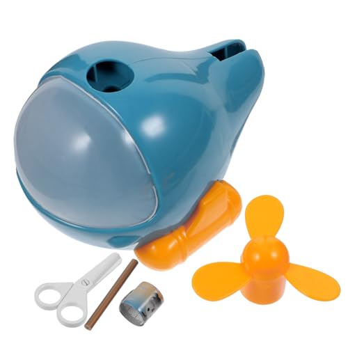 KONTONTY Multifunktionales DIY Flugzeug Schulset Lernspielzeug mit Stiften Radierer Schere Lineal Anspitzer Hefter Sichere Materialien Blau für Klassenzimmer und Kreative Bastelstunden KONTONTY Multifunktionales DIY Flugzeug Schulset Lernspielzeug mit Stiften Radierer Schere Lineal Anspitzer Hefter Sichere Materialien Blau für Klassenzimmer und Kreative Bastelstunden von KONTONTY