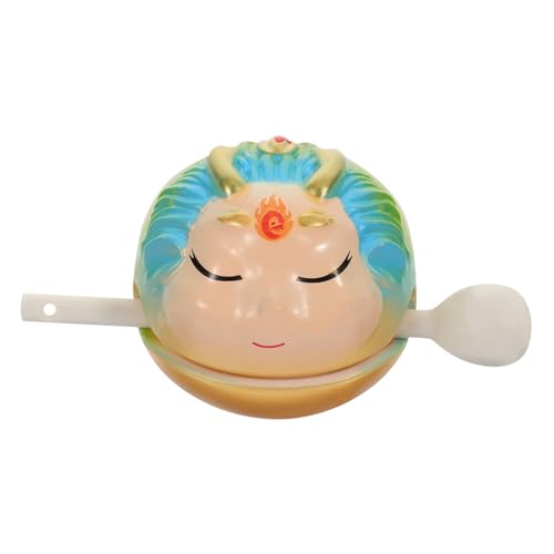 KONTONTY Musikalisches Holzspielzeug Cartoon Percussion Instrument mit Mallet für Entspannung und Stressabbau für Büro und Zuhause Fördert Rhythmusgefühl und Konzentration von KONTONTY
