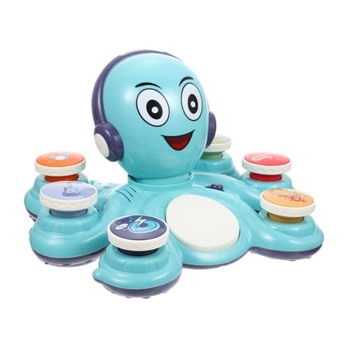 KONTONTY Musiklichtspielzeug Cartoon Musikalische Krake Musikalisches Erleuchtungsspielzeug Seetierspielzeug Glühendes Kleines Tintenfischspielzeug Oktopus Blue Plastik KONTONTY Musiklichtspielzeug Cartoon Musikalische Krake Musikalisches Erleuchtungsspielzeug Seetierspielzeug Glühendes Kleines Tintenfischspielzeug Oktopus Blue Plastik von KONTONTY