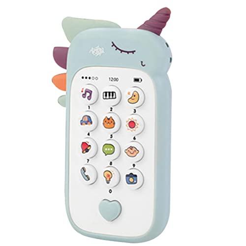 KONTONTY Musikspielzeug Telefon Interaktives Spielzeughandy für Musikalischen Funktionen Fördert Logisches und Motorik Ergonomisches Design ohne Batterien KONTONTY Musikspielzeug Telefon Interaktives Spielzeughandy für Musikalischen Funktionen Fördert Logisches und Motorik Ergonomisches Design ohne Batterien von KONTONTY
