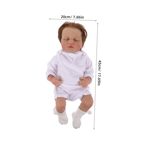 KONTONTY Neugeborenenpuppenmodell Neugeborenen Babypuppen Zubehör Bewegliche Babypuppen Babypuppe Für Babys Reborn Kleine Babypuppe Puppen Für Kleinkind Reborn Puppen Süße von KONTONTY