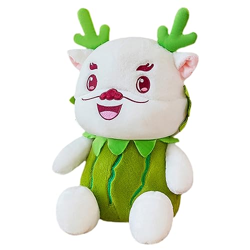 KONTONTY Niedlicher Plüsch Drache Kuscheltier Obst Weiches Stofftier für Schlafzimmer Sofa Dekoration und Komfort als Maskottchen und KONTONTY Niedlicher Plüsch Drache Kuscheltier Obst Weiches Stofftier für Schlafzimmer Sofa Dekoration und Komfort als Maskottchen und von KONTONTY