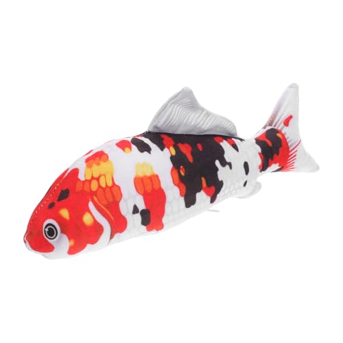 KONTONTY Niedliches Koi Plüschtier Kawaii Fisch Kuscheltier Weiches Dekokissen für Lernspielzeug zur Farberkennung Perfektes für Jungen KONTONTY Niedliches Koi Plüschtier Kawaii Fisch Kuscheltier Weiches Dekokissen für Lernspielzeug zur Farberkennung Perfektes für Jungen von KONTONTY
