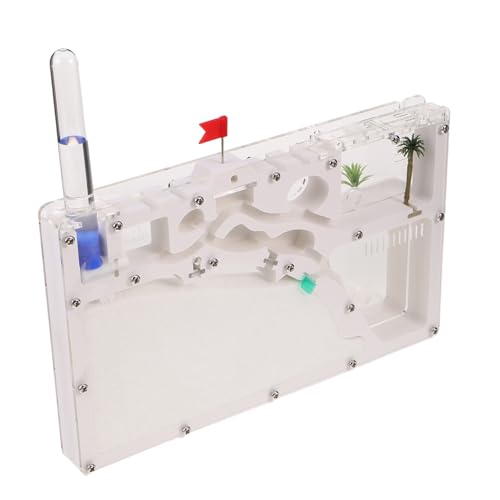 KONTONTY Ökologisches Ameisenbau Lernset Ant Workshop Tragbares Insektenbeobachtungsspielzeug Wissenschaftliches Experimentierhaus für Ökologische Lebensraum Simulation von KONTONTY