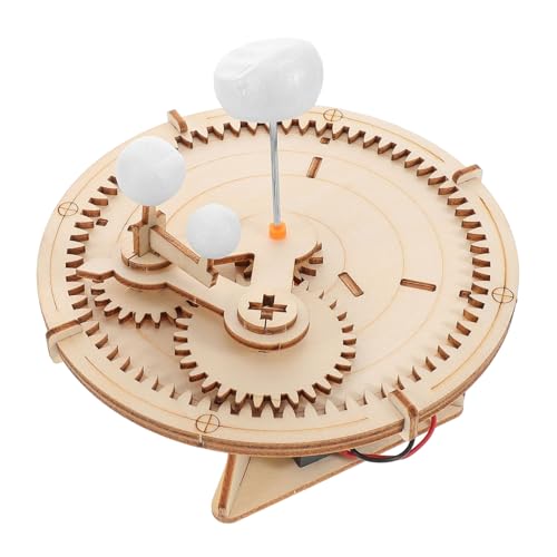 KONTONTY Orbiter DIY -Rätsel Handwerkskits Sonnensystem für Astronomiespielzeug für Weltraummodell Montage-Puzzle-Modell Mond-Erde-Puzzle Bastelsets Holz Khaki KONTONTY Orbiter DIY -Rätsel Handwerkskits Sonnensystem für Astronomiespielzeug für Weltraummodell Montage-Puzzle-Modell Mond-Erde-Puzzle Bastelsets Holz Khaki von KONTONTY