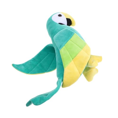 KONTONTY Papagei Plüsch Ausgestopfter Papagei Für Die Schulter Gartenpapagei Dekorative Papageienpuppe Künstliche Vögel Papagei Stofftier Entzückende Tierpuppe Plüschpapagei von KONTONTY