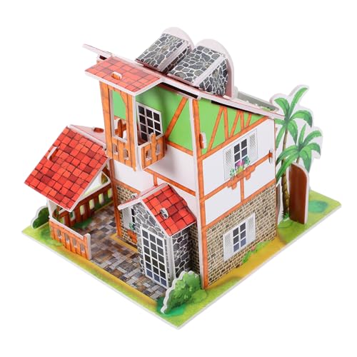 KONTONTY Papiermodell DIY Bausatz Kleines Gartenhaus Miniatur Haus Display Modell Handgefertigt Pädagogisches Bastelspielzeug KONTONTY Papiermodell DIY Bausatz Kleines Gartenhaus Miniatur Haus Display Modell Handgefertigt Pädagogisches Bastelspielzeug von KONTONTY