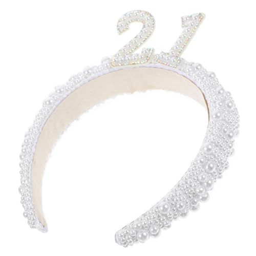 KONTONTY Perlenstirnband Spa-Stirnband Geburtstag Stirnbänder für Erwachsene für Frauen Männer Kostüme Zu brauthaatschmuck brauthaarschmuk lustiges Stirnband Partygeschenk Imitationsperlen KONTONTY Perlenstirnband Spa-Stirnband Geburtstag Stirnbänder für Erwachsene für Frauen Männer Kostüme Zu brauthaatschmuck brauthaarschmuk lustiges Stirnband Partygeschenk Imitationsperlen von KONTONTY