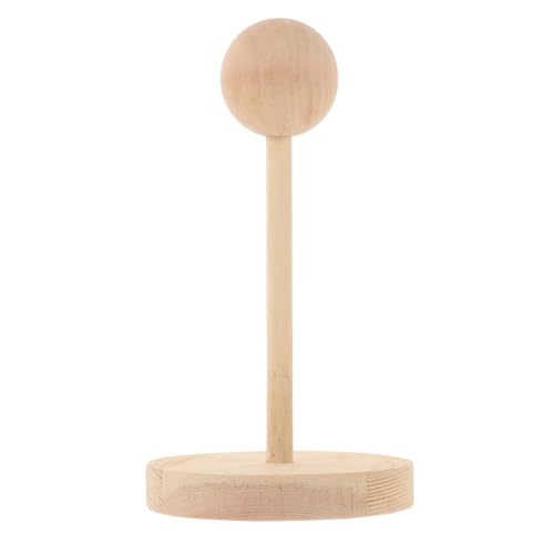 KONTONTY Perückenständer Und Hutständer Aus Holz Für Bjd Puppen Hutdisplay Mit Rutschfester Basis Aufbewahrungsständer Für 8-Zoll-puppenkopfbedeckungen KONTONTY Perückenständer Und Hutständer Aus Holz Für Bjd Puppen Hutdisplay Mit Rutschfester Basis Aufbewahrungsständer Für 8-Zoll-puppenkopfbedeckungen von KONTONTY