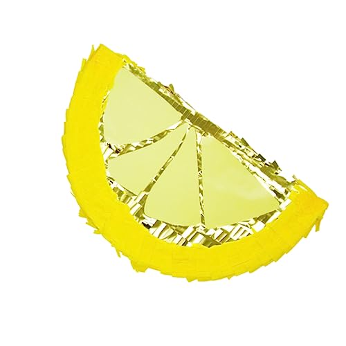 KONTONTY Handgemachte Zitronen-piñata Befüllbare Party-dekoration Für Geburtstagsfeiern Fiestas Und Feiertage Aus Hochwertigem Für Süßigkeiten Und Kleine von KONTONTY