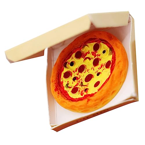 KONTONTY Pizza Dekoration Simulation Pizza Modell für Puppenhaus Realistische für Kreative Kinderküche Charmante Verzierungen für Rollenspiele und Lernspielzeug KONTONTY Pizza Dekoration Simulation Pizza Modell für Puppenhaus Realistische für Kreative Kinderküche Charmante Verzierungen für Rollenspiele und Lernspielzeug von KONTONTY