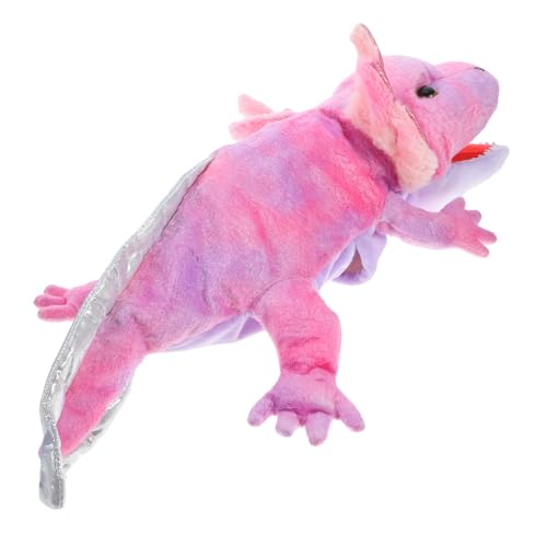 KONTONTY Plüsch Handpuppe Salamander Cartoon Tier Weiche Handpuppe Fingerkontrolle Fördert Feinmotorik und Fantasievolles Rollenspiel für Kreative Geschichten KONTONTY Plüsch Handpuppe Salamander Cartoon Tier Weiche Handpuppe Fingerkontrolle Fördert Feinmotorik und Fantasievolles Rollenspiel für Kreative Geschichten von KONTONTY