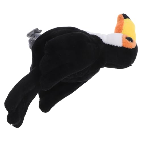 KONTONTY Plüsch Vogel Fingerpuppe Handpuppe für Erwachsene Kompakt Tragbar Realistisch Gestaltet Pädagogisches zur Vogelartenerkennung Storytelling Zubehör von KONTONTY