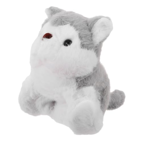 KONTONTY Plüsch husky Slap Armband Kuscheltier Wristband Weiches Stofftier Armband Lustiges für Jungen Mädchen Geburtstagsfeier Accessoire Sicher Hautfreundlich von KONTONTY