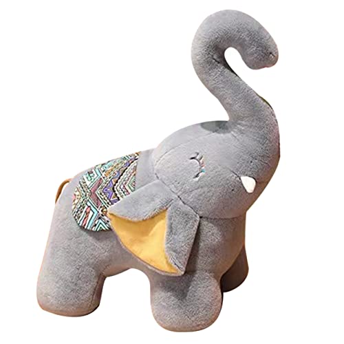 KONTONTY Plüschpuppe für den einzug für kucheltier babybrause Kindergarten Toy Plüschtierspielzeug Gefüllter Elefant Plüsch groß PP Baumwolle Grey von KONTONTY