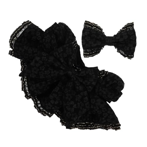 KONTONTY Plüschtier-puppenkleid, Goldbesatz, Stofftierrock Mit Schleife, Für Vorgetäuschtes Rollenspiel Und Puppenhaus-Dekoration KONTONTY Plüschtier-puppenkleid, Goldbesatz, Stofftierrock Mit Schleife, Für Vorgetäuschtes Rollenspiel Und Puppenhaus-Dekoration von KONTONTY