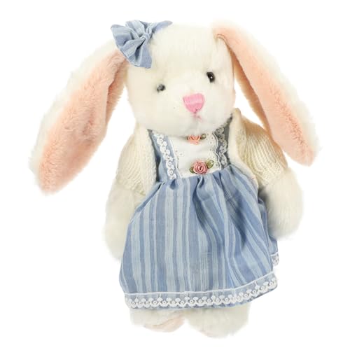 KONTONTY Plüschtierpuppe Kinderspielzeug Das Tier Kuscheltiere Kuschelhase Kawaii Plüschhase Kinderplüschtiere Kuscheltier Kuscheltier Plüsch Pp – Blau von KONTONTY