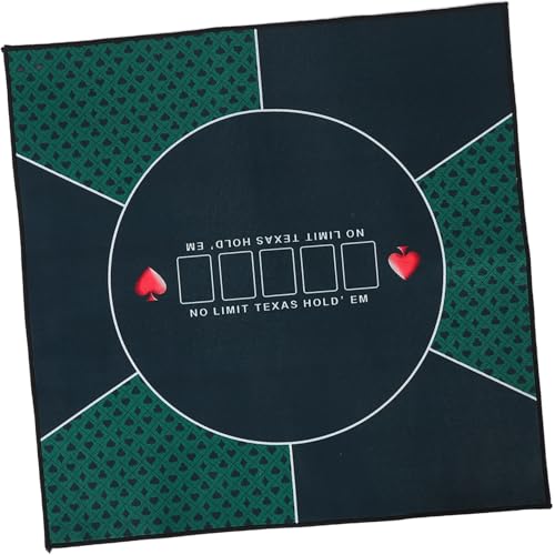 KONTONTY Poker Tischmatte rutschfest für Brettspiele Rechteckige Tischdecke Langlebige und Praktische Poker Tischauflage für Pokerspiele und Gesellschaftsspiele KONTONTY Poker Tischmatte rutschfest für Brettspiele Rechteckige Tischdecke Langlebige und Praktische Poker Tischauflage für Pokerspiele und Gesellschaftsspiele von KONTONTY