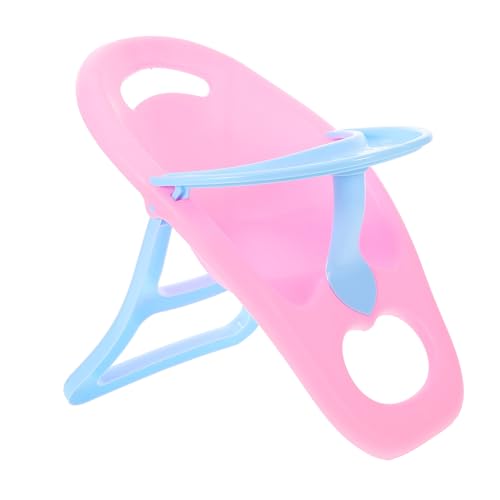 KONTONTY Puppen-Esszimmerstuhl Babypuppen-Hochstuhl Zubehör für Babypuppen Puppenhochstuhl Hochstuhl für Puppen Plastik Rosa KONTONTY Puppen-Esszimmerstuhl Babypuppen-Hochstuhl Zubehör für Babypuppen Puppenhochstuhl Hochstuhl für Puppen Plastik Rosa von KONTONTY