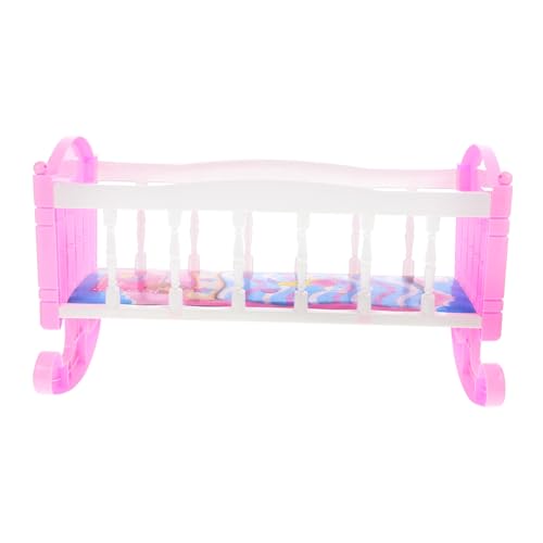 KONTONTY Puppen-Shaker Puppenhausmöbel Puppen für Mädchen Krippe kinderwiege für Kinderspielzeugbett Crib Bed детские игрушки Puppenbettmodell Puppenhausbett Plastik KONTONTY Puppen-Shaker Puppenhausmöbel Puppen für Mädchen Krippe kinderwiege für Kinderspielzeugbett Crib Bed детские игрушки Puppenbettmodell Puppenhausbett Plastik von KONTONTY