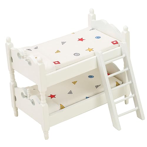 KONTONTY Puppenhaus Etagenbett aus Stilvolles Möbelstück für Puppenhaus Langlebig und Sicher für Miniaturen Einfache Montage und Lagerung KONTONTY Puppenhaus Etagenbett aus Stilvolles Möbelstück für Puppenhaus Langlebig und Sicher für Miniaturen Einfache Montage und Lagerung von KONTONTY