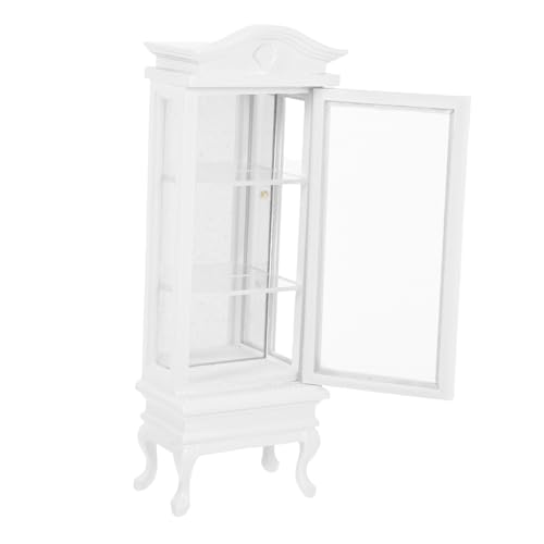 KONTONTY Puppenhaus Holzschrank mit Elegantem Bogen Stabiles Handgefertigt Mini Bücherregal Modell Vielseitiges Möbelzubehör für Puppenhaus Dekoration KONTONTY Puppenhaus Holzschrank mit Elegantem Bogen Stabiles Handgefertigt Mini Bücherregal Modell Vielseitiges Möbelzubehör für Puppenhaus Dekoration von KONTONTY