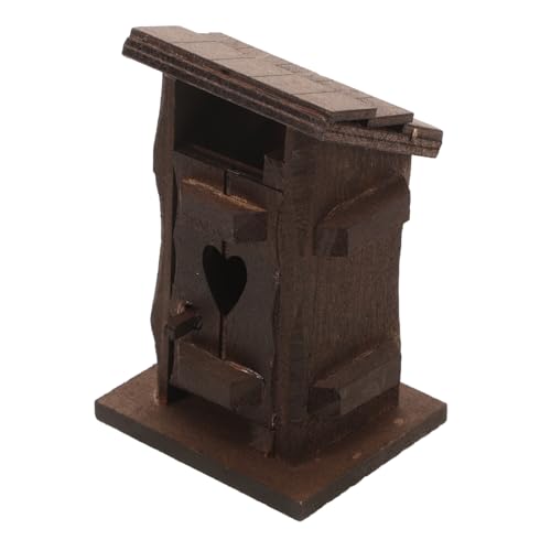 KONTONTY Miniatur-holzhaus Puppenhaus Badezimmer 1:12 Maßstab Winzige Toilette DIY Wohnaccessoires Feengarten Dorfhaus Figuren Für Sandkasten KONTONTY Miniatur-holzhaus Puppenhaus Badezimmer 1:12 Maßstab Winzige Toilette DIY Wohnaccessoires Feengarten Dorfhaus Figuren Für Sandkasten von KONTONTY