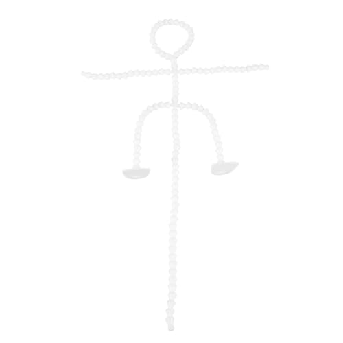 KONTONTY Puppenhausbauzubehör unser bewegliches Spielzeugskelett Gelenke für Actionfiguren leerer Puppenkörper Puppenherstellung Bastelgelenke Puppenteile Plastik Weiß KONTONTY Puppenhausbauzubehör unser bewegliches Spielzeugskelett Gelenke für Actionfiguren leerer Puppenkörper Puppenherstellung Bastelgelenke Puppenteile Plastik Weiß von KONTONTY