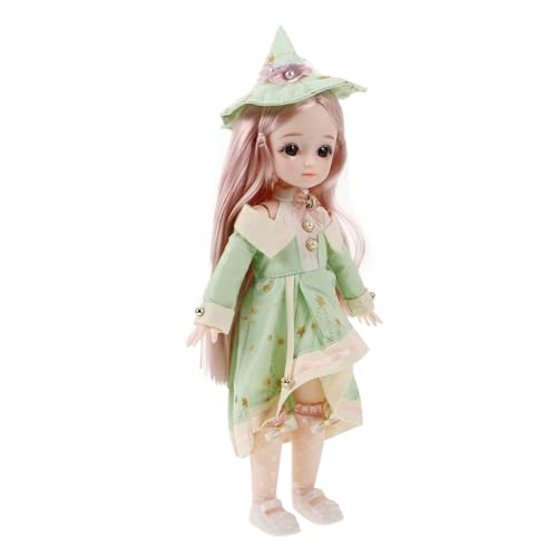 KONTONTY Bjd-Puppe Mit Kleidung Schuhen Und Mütze Bewegliche Puppe Süße Gelenkpuppe Bjd Puppe Im Sommerlichen Stil KONTONTY Bjd-Puppe Mit Kleidung Schuhen Und Mütze Bewegliche Puppe Süße Gelenkpuppe Bjd Puppe Im Sommerlichen Stil von KONTONTY