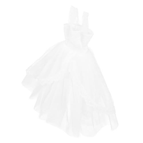 KONTONTY Puppenkleidung Puppenhochzeit Kleine Babypuppen Kleidung Kleid Dekoration Outfits Puppe Kleines Kostüm Puppe Foto Requisite Wiederverwendbares Puppenkostüm Polyester von KONTONTY