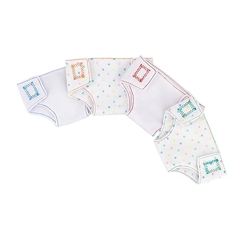 KONTONTY Wiederverwendbare Windeln Für Babypuppen 18 Zoll Spielzeug Babypuppen Kleidung Puppenwindel Verstellbares Klebeband Zubehör Für Jungen Und Mädchen Zufälliger Stil KONTONTY Wiederverwendbare Windeln Für Babypuppen 18 Zoll Spielzeug Babypuppen Kleidung Puppenwindel Verstellbares Klebeband Zubehör Für Jungen Und Mädchen Zufälliger Stil von KONTONTY