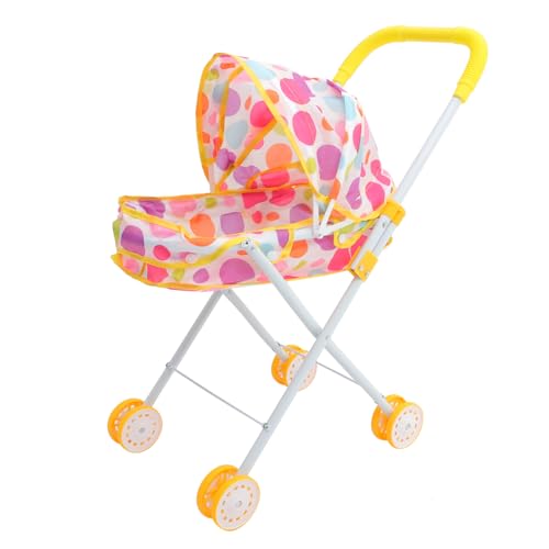 KONTONTY Puppenwagen Kinderwagen Kinderspielzeug Puppenhauslieferungen Babyzubehör Für 2-jährige Puppensachen Spielhauszubehör Eisen KONTONTY Puppenwagen Kinderwagen Kinderspielzeug Puppenhauslieferungen Babyzubehör Für 2-jährige Puppensachen Spielhauszubehör Eisen von KONTONTY