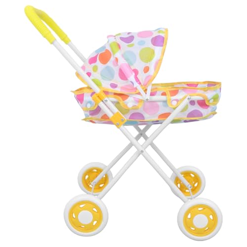 KONTONTY Realistischer Puppenwagen Spielzeug Rollenspielwagen Für Mädchen Und Kleinkinder Pädagogischer Miniatur-Trolley Mit Aufbewahrung Lebensechtes Design Schiebemodell Cs7884 KONTONTY Realistischer Puppenwagen Spielzeug Rollenspielwagen Für Mädchen Und Kleinkinder Pädagogischer Miniatur-Trolley Mit Aufbewahrung Lebensechtes Design Schiebemodell Cs7884 von KONTONTY