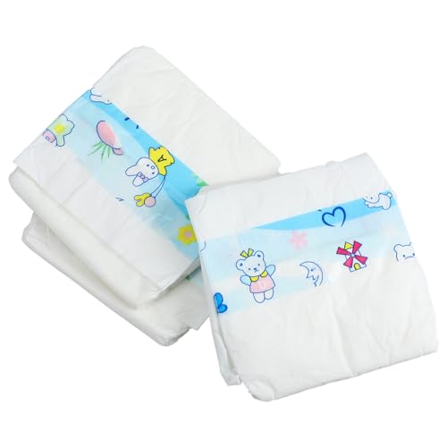 KONTONTY Kleine Puppen Puppenwindeln Zubehör Für Puppen Dekorative Windeln Ersatz Für Spielzeugpuppen Farbenfrohe Motive Für Kreatives Baby Doll Accessories KONTONTY Kleine Puppen Puppenwindeln Zubehör Für Puppen Dekorative Windeln Ersatz Für Spielzeugpuppen Farbenfrohe Motive Für Kreatives Baby Doll Accessories von KONTONTY
