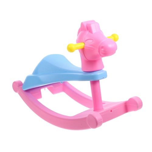 KONTONTY Puppenzubehör kinderspiel Spielzeugzubehör Puppenhaus Zubehör Puppenhaus Mini Schaukelpferd Puppenhaus-Schaukelpferd Mini-Zubehör Plastik Rosa KONTONTY Puppenzubehör kinderspiel Spielzeugzubehör Puppenhaus Zubehör Puppenhaus Mini Schaukelpferd Puppenhaus-Schaukelpferd Mini-Zubehör Plastik Rosa von KONTONTY