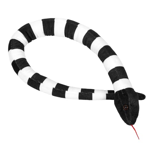 KONTONTY Python- Ausgestopftes Schlangenspielzeug Realistische Stoffschlange Ausgestopfte Schlangen Für Schlangenkinder Stofftier Schlange Groß Tierfigur Pp Baumwolle von KONTONTY