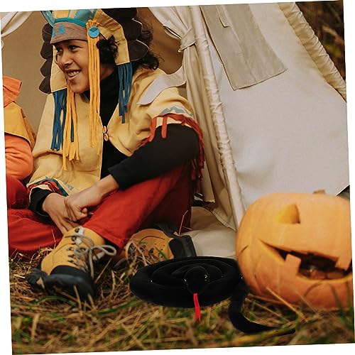 KONTONTY Realistische Große Plüschschlange Lebensnahes Kuscheltier aus Weichem und PP Baumwolle Dekorative Deko für Halloween Party und Wohnraumgestaltung KONTONTY Realistische Große Plüschschlange Lebensnahes Kuscheltier aus Weichem und PP Baumwolle Dekorative Deko für Halloween Party und Wohnraumgestaltung von KONTONTY
