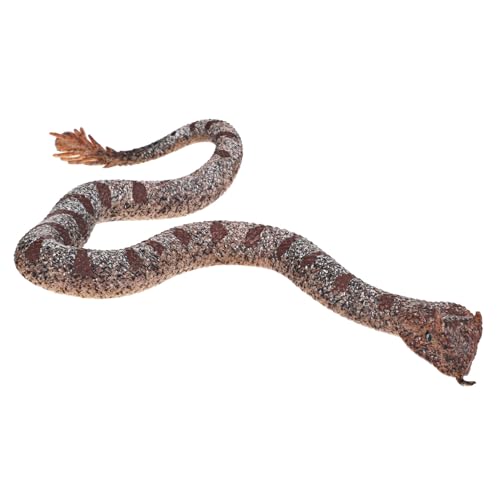 KONTONTY Realistische TPR Silikon Schlange Weiche Garten Deko Vogelabwehr Halloween Requisite Pädagogisches Reptilienmodell für Theater KONTONTY Realistische TPR Silikon Schlange Weiche Garten Deko Vogelabwehr Halloween Requisite Pädagogisches Reptilienmodell für Theater von KONTONTY