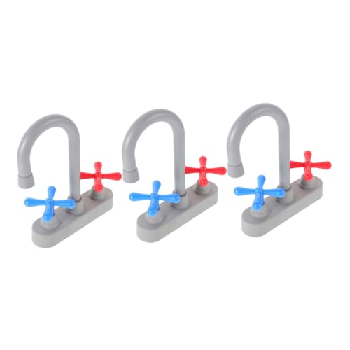 KONTONTY Realistischer Spiel-Wasserhahn für Kinderküche Simuliertes Küchenarmaturen-zubehör Vielseitig Einsetzbar Fördert Fantasie und Soziale Interaktion Leicht zu Reinigen für Spielsets von KONTONTY