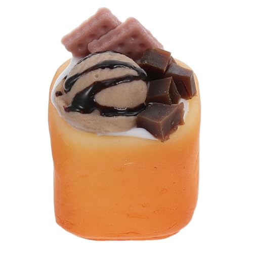 KONTONTY Realistisches Miniatur Dessertspielzeug für Puppenhäuser Charmante Lebensmittelrequisiten für Kreative Küchendekoration von KONTONTY