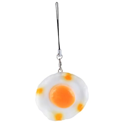KONTONTY Realistisches Spiegelei Modell aus Langlebige Korrosionsbeständige Küchendekoration Lebensecht Gestalteter Fake Fried Egg Prop für Fotografie Supermarkt und Filmrequisiten von KONTONTY