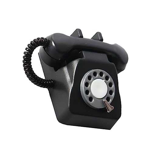 KONTONTY Retro Telefon Dekoration für Puppenhaus Realistisches Modell aus Hochwertigem Leicht und Platzsparend Szenen und Spielzeugzubehör KONTONTY Retro Telefon Dekoration für Puppenhaus Realistisches Modell aus Hochwertigem Leicht und Platzsparend Szenen und Spielzeugzubehör von KONTONTY
